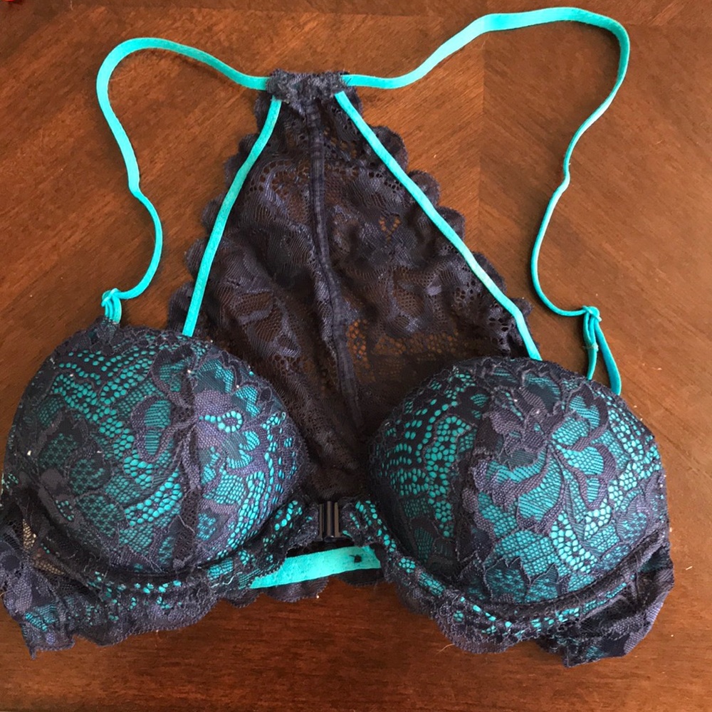 Dark n light blue bralette!